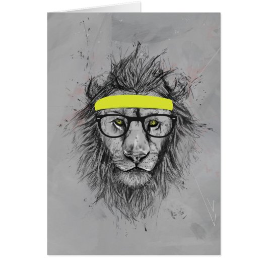 hipster lion (Front)