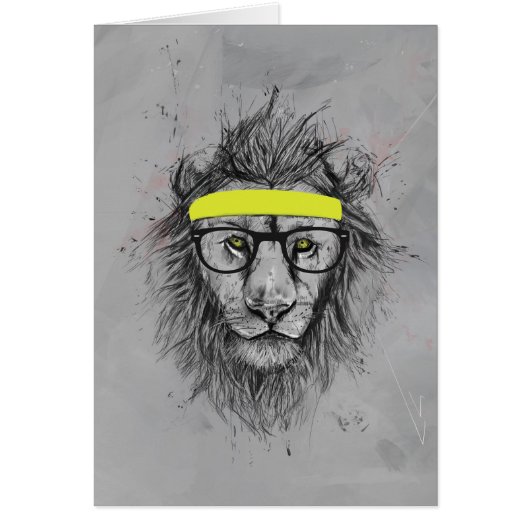 Hipster lion (Front)