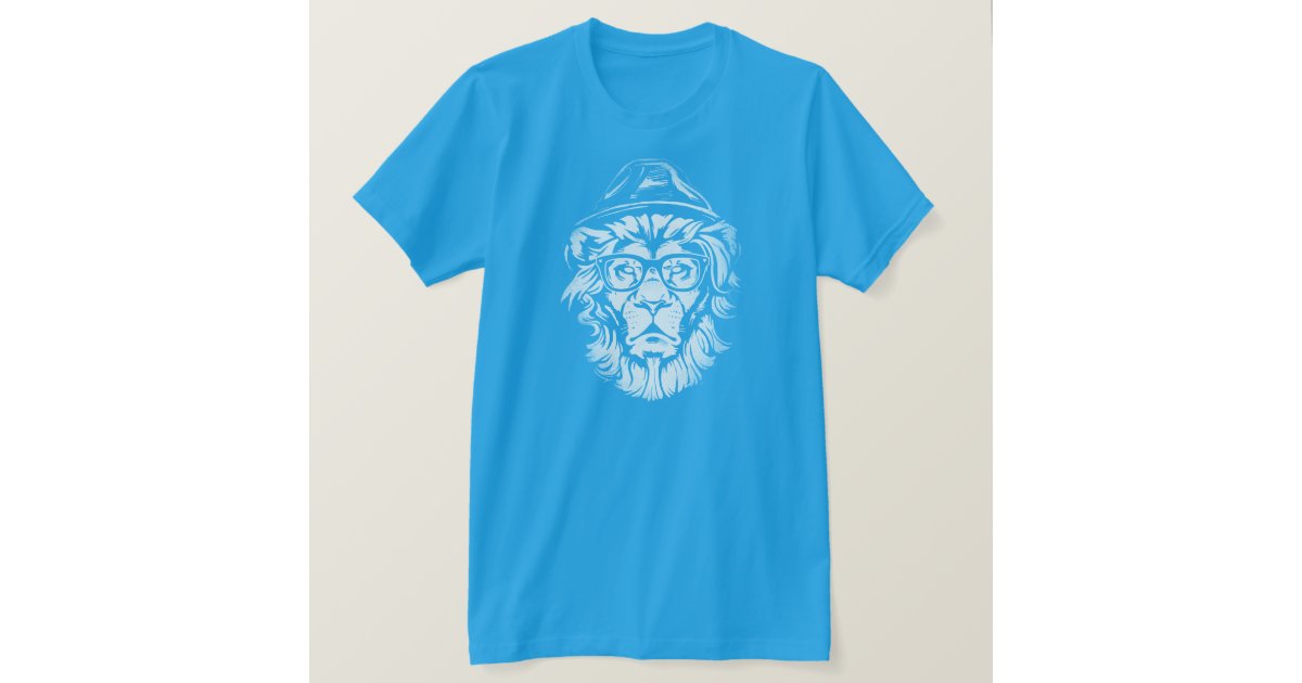 blue lion shirt