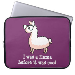 Hipster Llama Laptop Sleeve