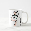 Hipster Llama Mug