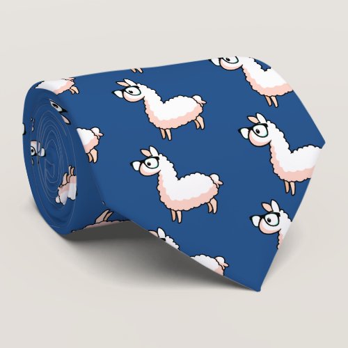 Hipster Llama Neck Tie