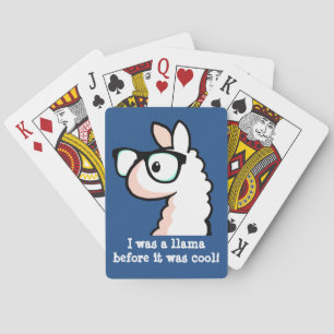 Hipster Llama Poker Cards
