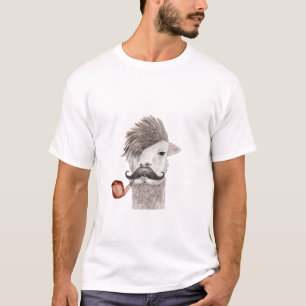 Hipster Llama T Shirt