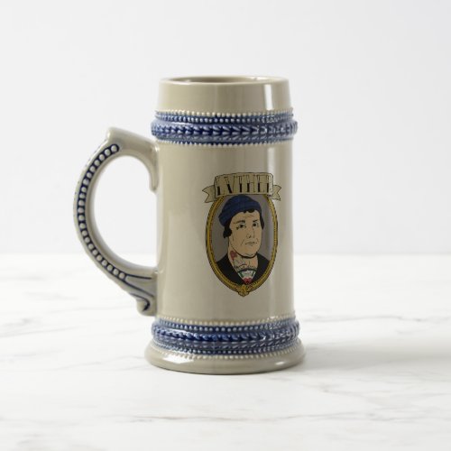 Hipster Martin Luther Beer Stein