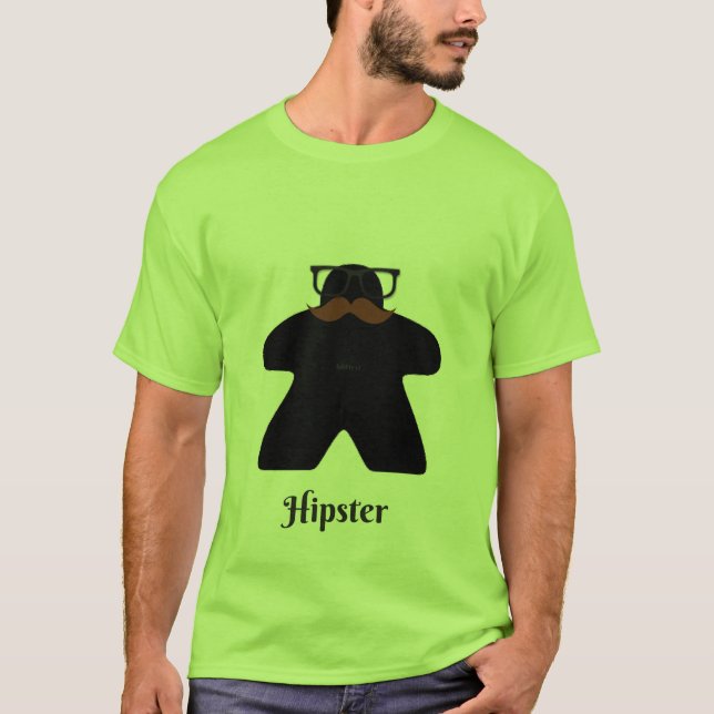 Hipster meeple T-Shirt (Front)