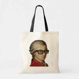 Hipster Mozart Tote Bag