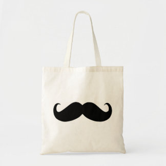 Hipster Mustache Budget Tote Bag