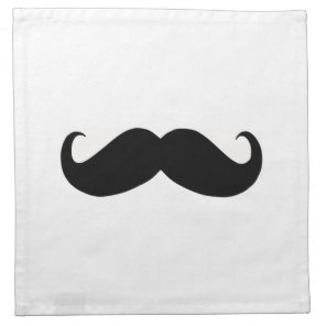 Hipster Mustache Cloth Napkin