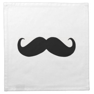 Hipster Mustache Cloth Napkin