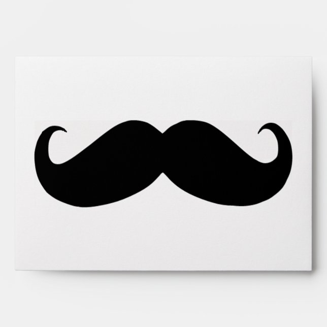 Hipster Mustache Envelope (Front)