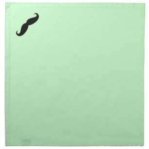 Hipster Mustache Handkerchief Napkin