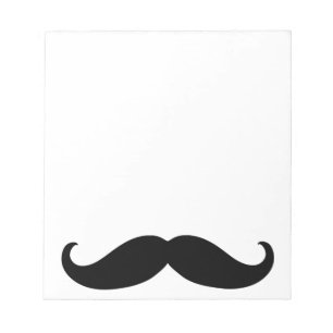 Hipster Mustache Notepad
