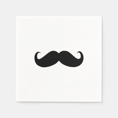 Hipster Mustache Paper Napkin
