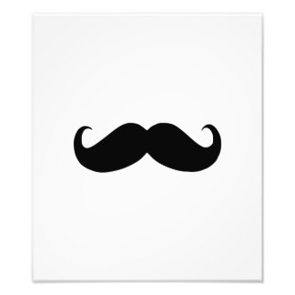 Hipster Mustache Photo Print