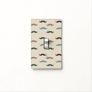 Hipster Mustaches Light Switch Cover