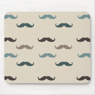 Hipster Mustaches Mouse Pad