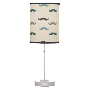 Hipster Mustaches Table Lamp
