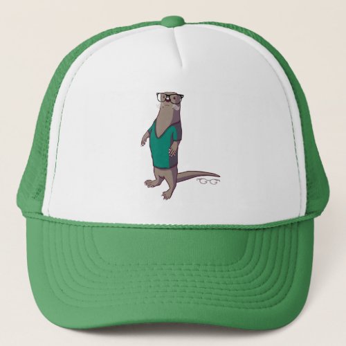 Hipster Otter Hat without text