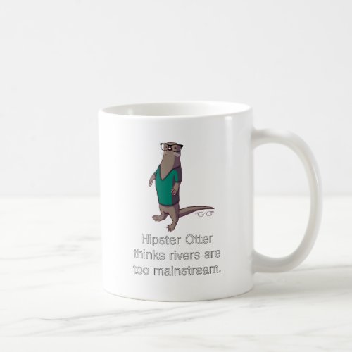 Hipster Otter Mug