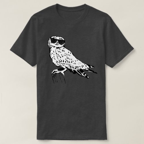 Hipster Owl T_Shirt