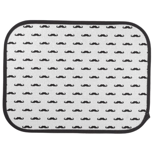 Hipster pattern car mat (Rear)