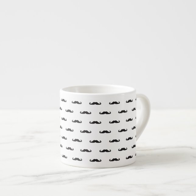 Hipster pattern espresso cup (Front Right)