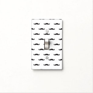 Hipster pattern light switch cover
