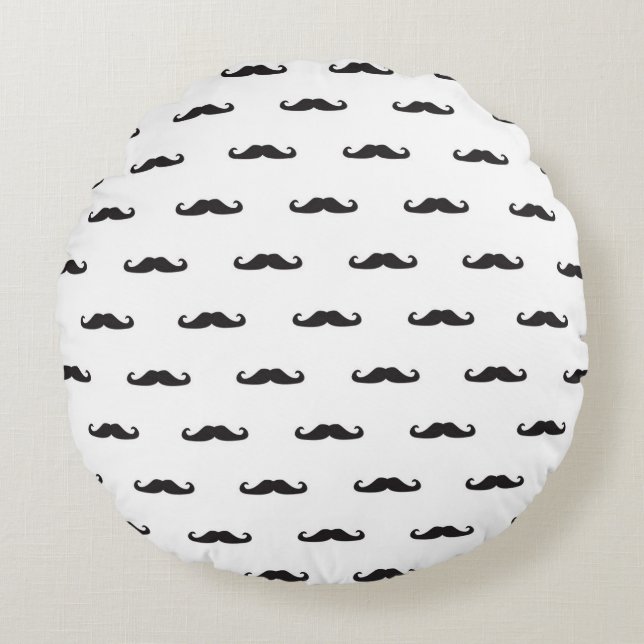 Hipster pattern round pillow (Front)
