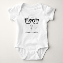 Hipster Pigster Baby Bodysuit