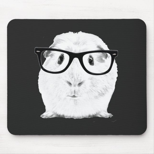 Hipster Pigster Mouse Pad (Front)