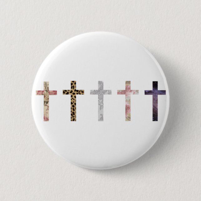 Hipster Pinback Button (Front)