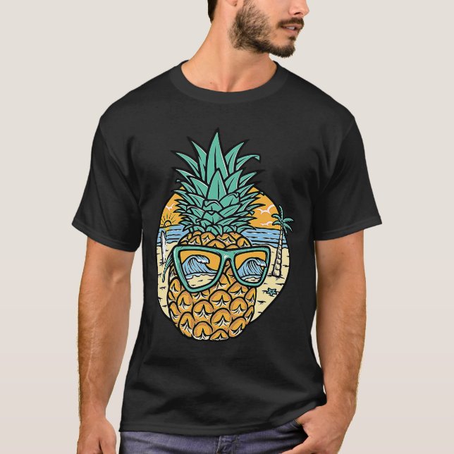 Hipster Pineapple Love Motivation  Love Pineapple  T-Shirt (Front)