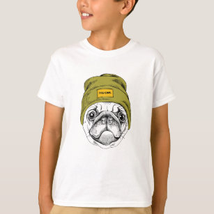 Hipster Pug   It's Cool T-Shirt