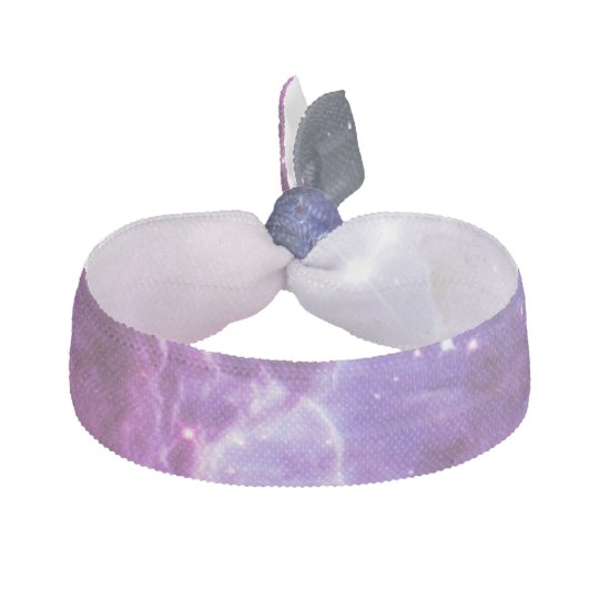 Hipster Purple Ombre Monkey Head Nebula Elastic Hair Tie Zazzle Com