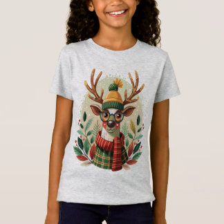 Hipster Reindeer T-Shirt