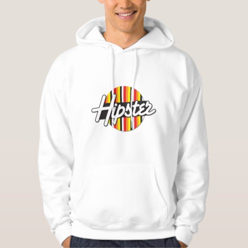 Hipster Rockabilly design Hoodie