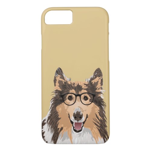 Hipster Rough Collie Phone Case for Dog Lovers