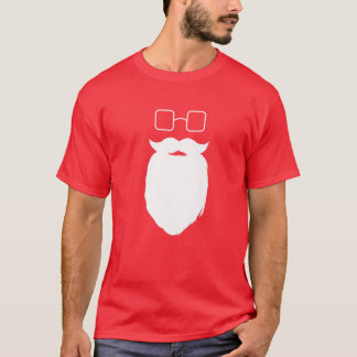 Hipster Santa Beard And Glasses - Novelty Father C T-Shirt