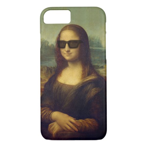Hipster Shades da Vinci Mona Lisa iPhone 8/7 Case