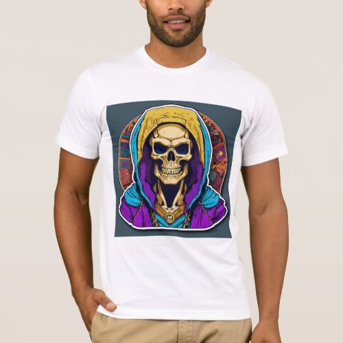 Hipster Skeletor Developer Butcher Billys Art Me T_Shirt
