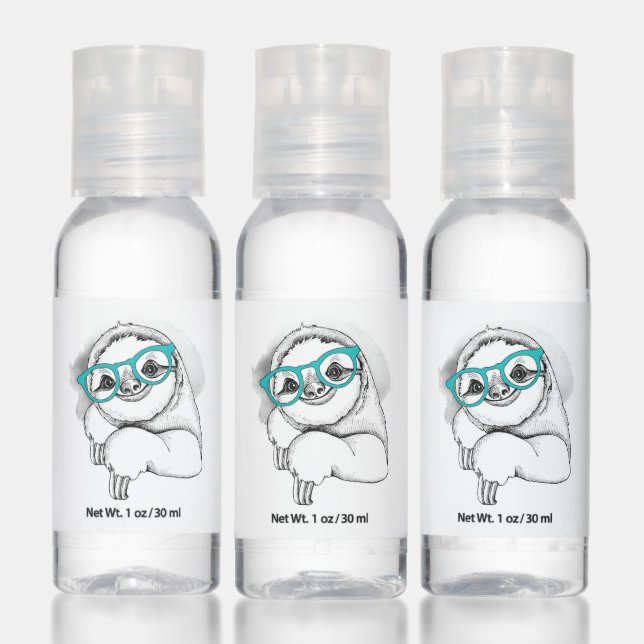 Hipster Sloth Hand Sanitizer (Set)