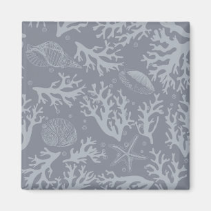 Hipster Style Coral Reef Magnet