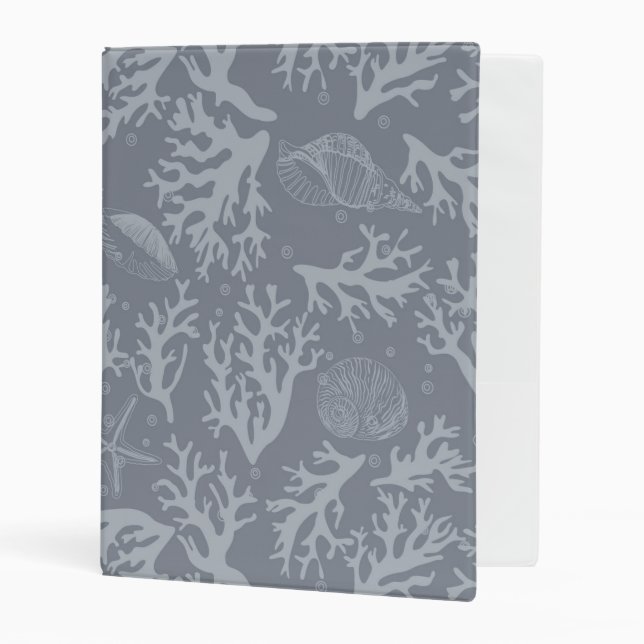 Hipster Style Coral Reef Mini Binder (Front/Inside)
