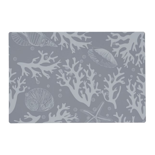 Hipster Style Coral Reef Placemat (Front)