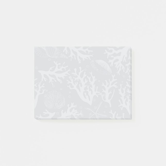 Hipster Style Coral Reef Post-it Notes (Front)