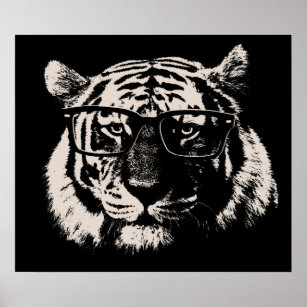 Funny Tiger Posters Prints Zazzle