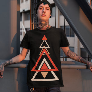 Hipster Triangle Color T-Shirt