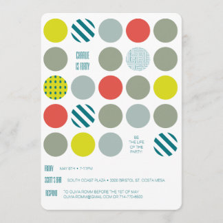 Hipster Twister Birthday Invitation