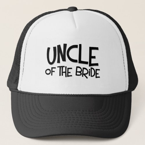 Hipster Uncle of the Bride Trucker Hat